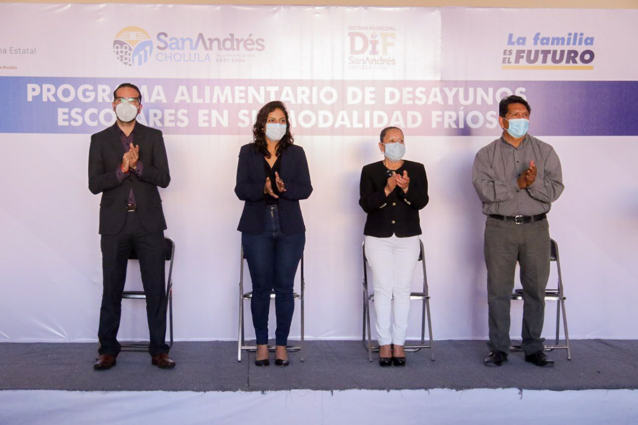 ENTREGA DE SAN ANDRÉS CHOLULA DESAYUNOS ESCOLARES