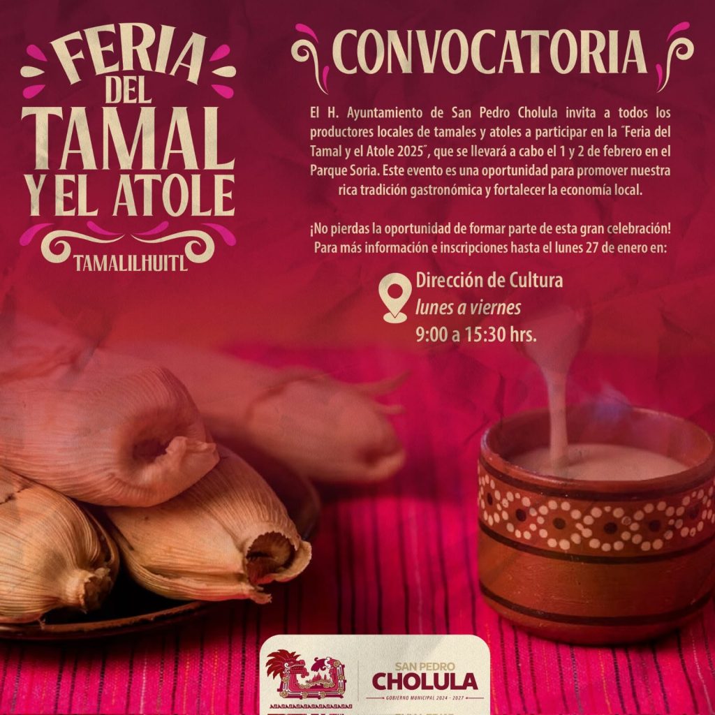 Señalan retrasos en promoción de cocineras de la Feria del Tamal en Cholula