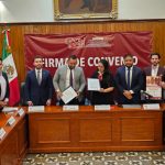 Participa regidor Alejandro Gómez en firma de colaboración con Instituto de Asistencia al Migrante