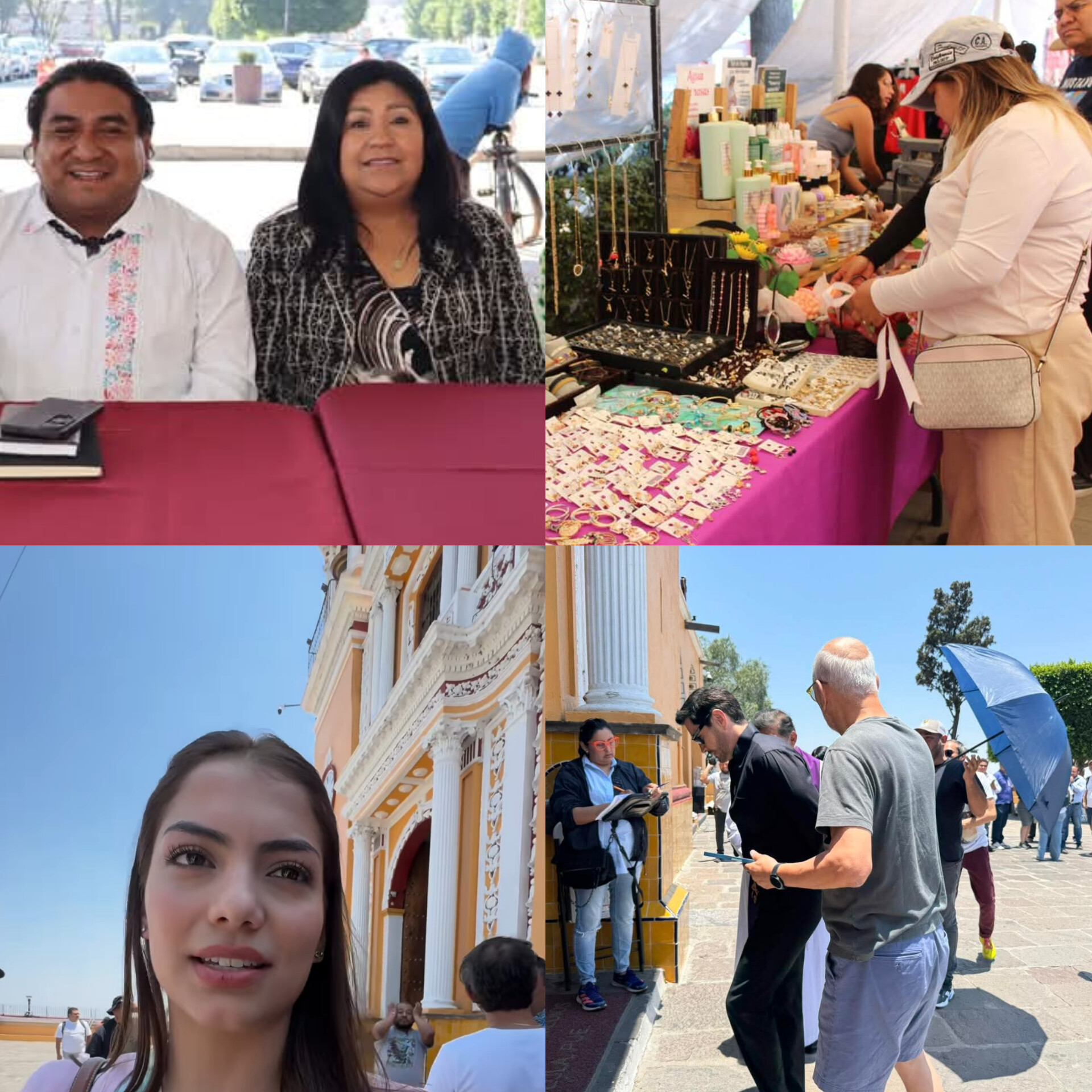 Con exposición de artesanas y filmación de novela, San Pedro Cholula destaca en Cultura y Turismo