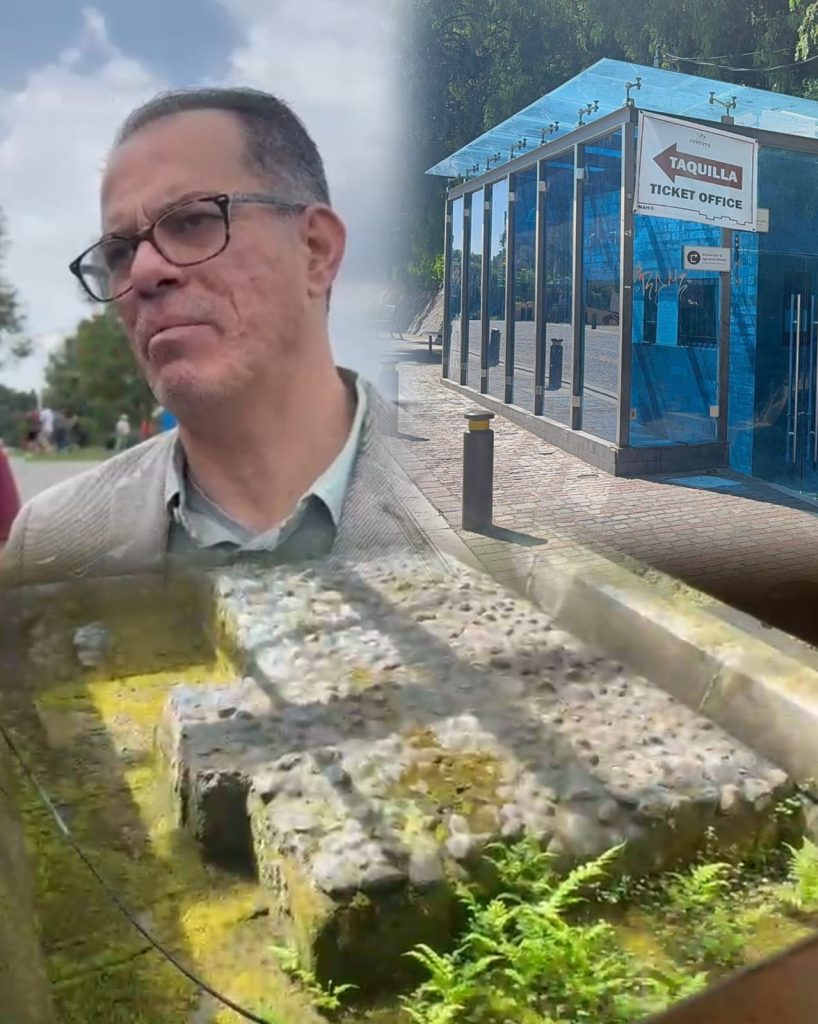 INAH rehabilitará taquilla grafiteada de túneles de Cholula; sobre ventana arqueológica, responsabiliza al Ayuntamiento