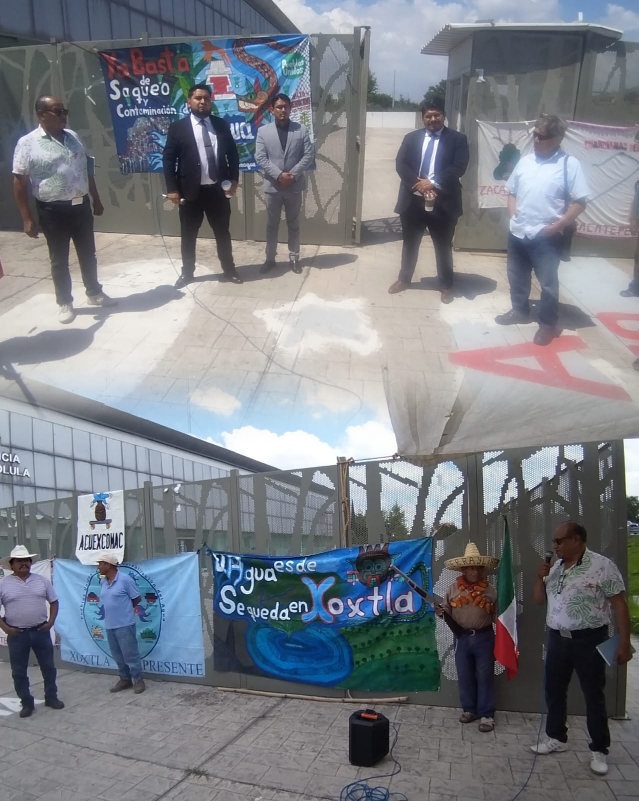 Agua de Puebla pierde audiencia contra pobladores de Xoxtla