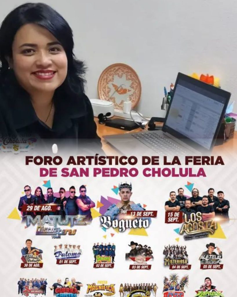 Foro Artístico de la Feria de San Pedro Cholula costó casi 11 millones de pesos, revela regidora