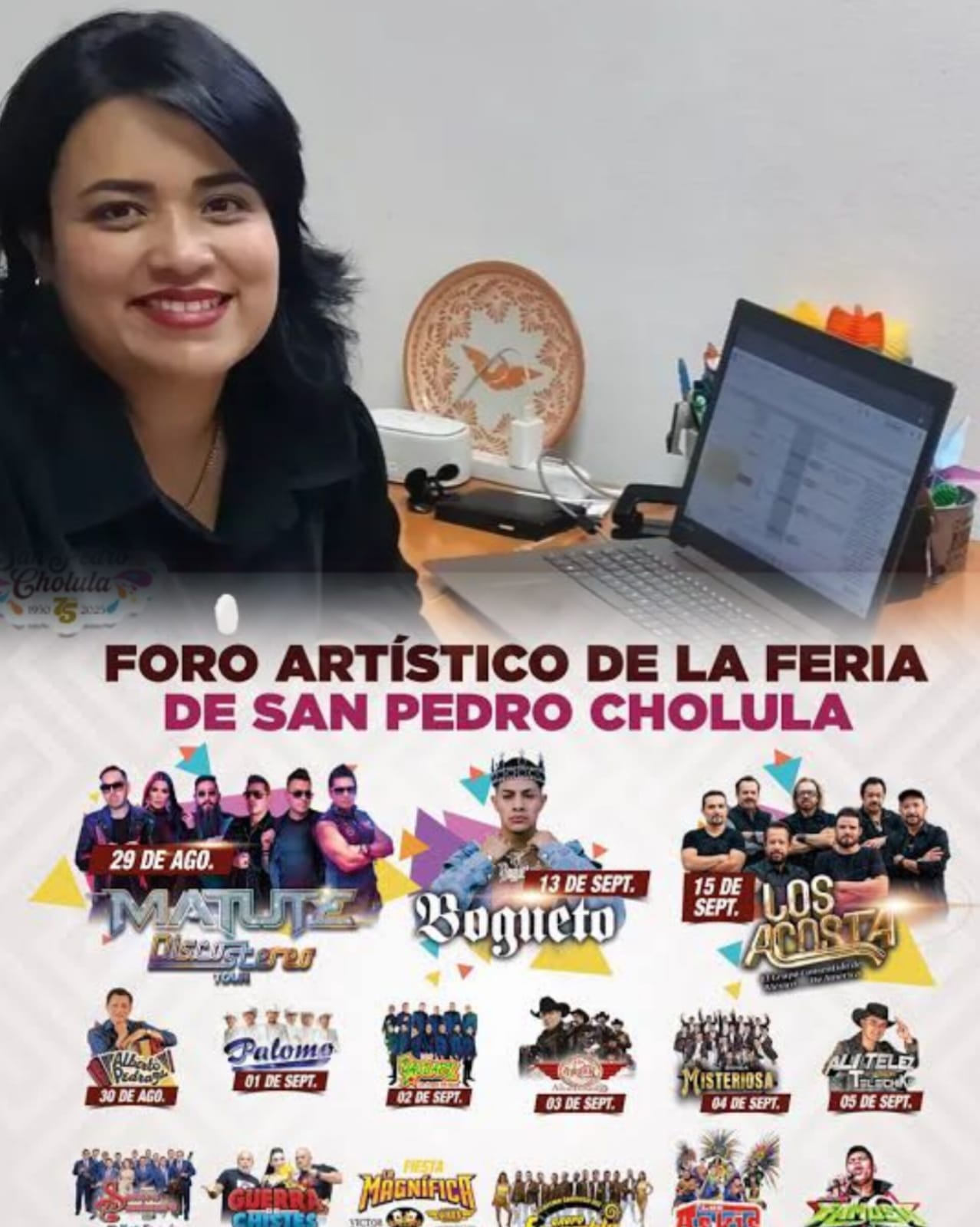 Foro Artístico de la Feria de San Pedro Cholula costó casi 11 millones de pesos, revela regidora