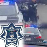 Exhiben abuso de policías de Coronango; ayuntamiento suspende a los dos elementos funados