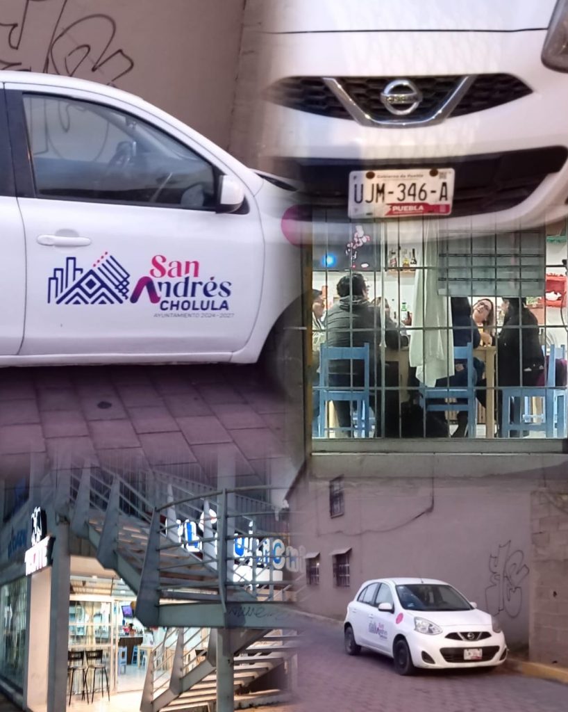 Captan a funcionarios de San Andrés Cholula ocupando vehículo oficial para ir a bar El Culichi