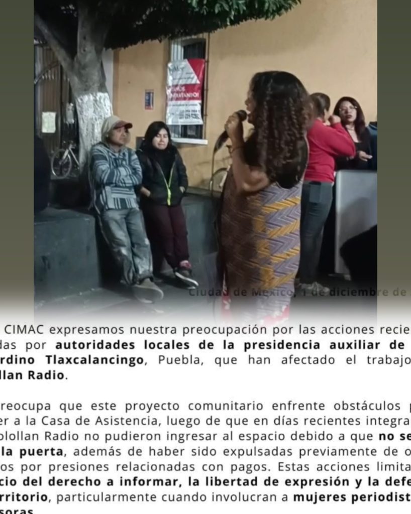 Agrupación de periodistas condena a autoridades auxiliares de Tlaxcalancingo, Cholula, por obstruir trabajo de comunicadores
