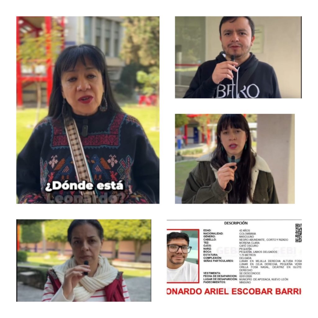 Exige comunidad de la Ibero Puebla presentación con vida de Leonardo Escobar; lleva 13 días desaparecido