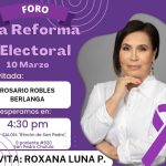 Anuncian visita de Rosario Robles en San Pedro Cholula; hablará sobre la Reforma electoral