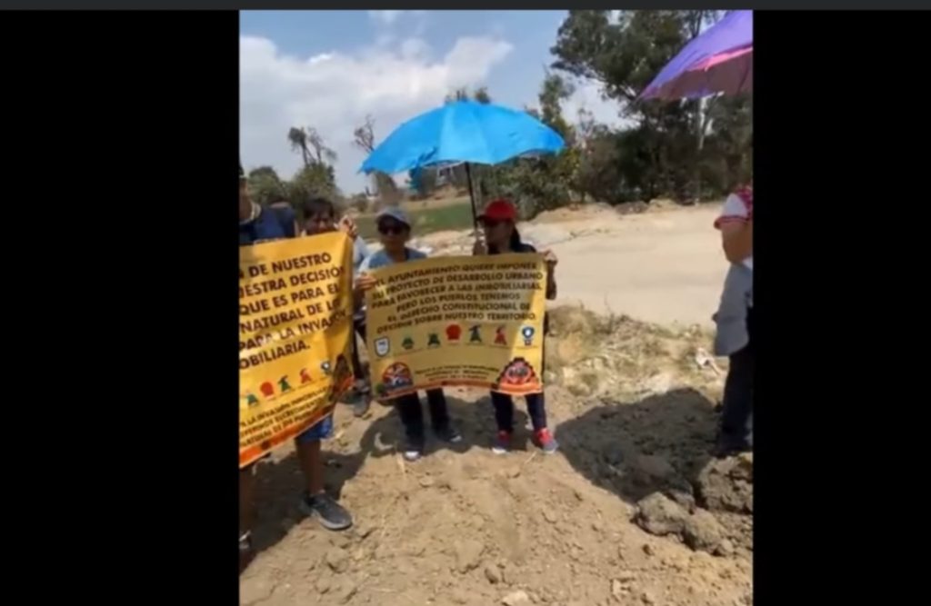 Pobladores de Cacalotepec acusan a Grupo Proyecta de descargas de desechos en Río Atenco