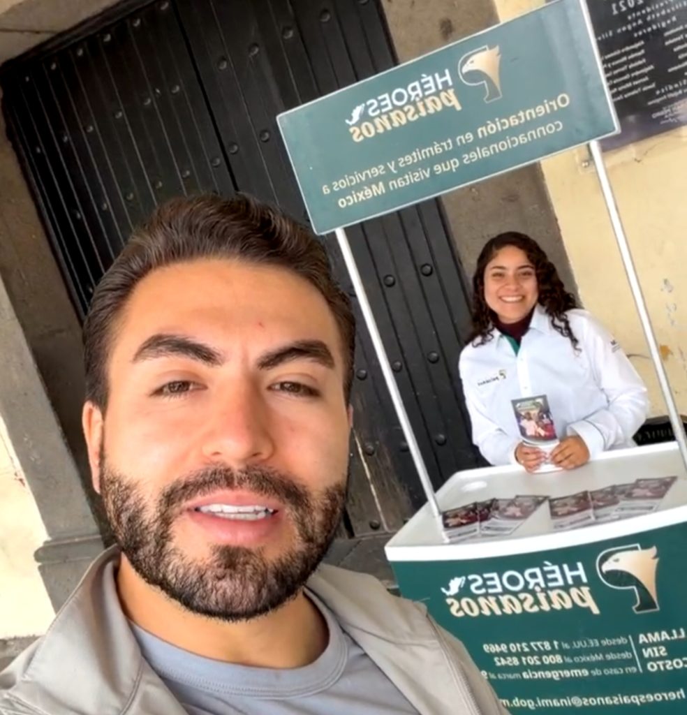 Regidor Gómez López invita a migrantes de San Pedro Cholula a recibir asesorías en módulo de Heroínas y Héroes paisanos