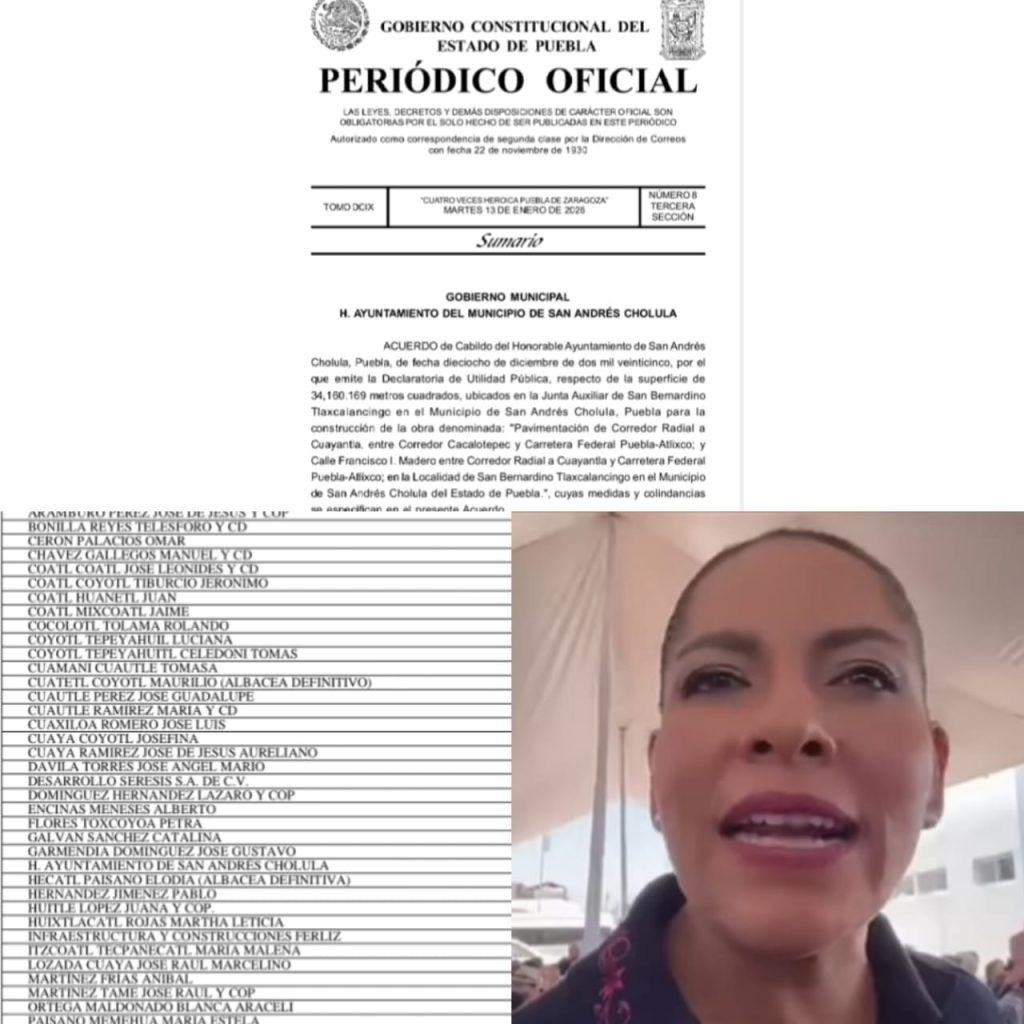 Asegura Cuautle Torres que avanza Radial a Cuayantla; dueños de predios a expropiar recibirían entre 580 y 8 mil 900 pesos por m2