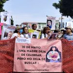 «10 de mayo: una madre deja de celebrar, pero no deja de buscar», expresan en marcha de colectivo; en Cholulas, van 30 reportes de desapariciones