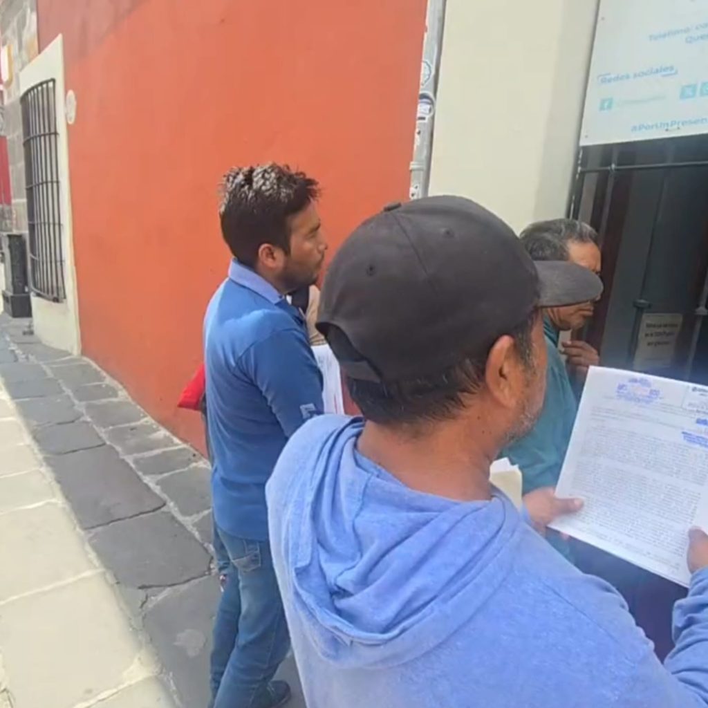 Cholultecas Unidos en Resistencia entregan sus propuestas en CDH Puebla, gobierno estatal y Ayuntamiento de San Andrés