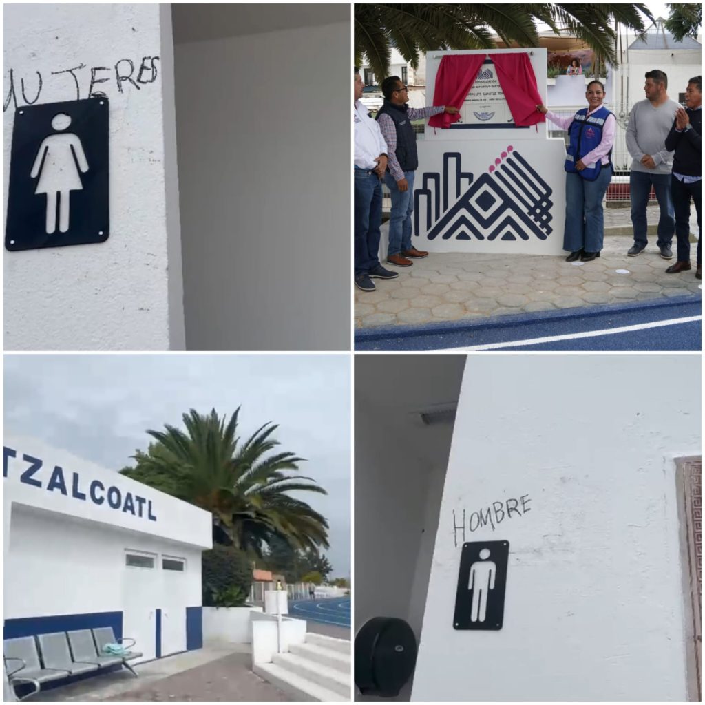Exhiben deficiencias en sanitarios del Complejo Cultural Quetzalcóatl, obra reinaugurada hace 8 meses