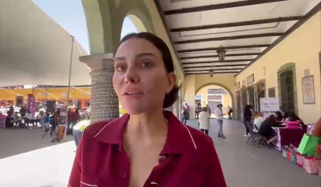 Programa de obra comunitaria fortalece la marca Morena en las Cholulas, asegura Nayeli Salvatori