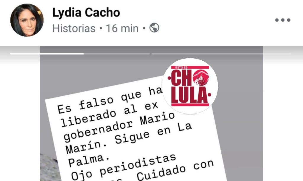 Lydia Cacho desmiente versión de que Marín había dejado penal federal