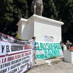 Pobladores clausuran obras del Cablebús en el Cenchch