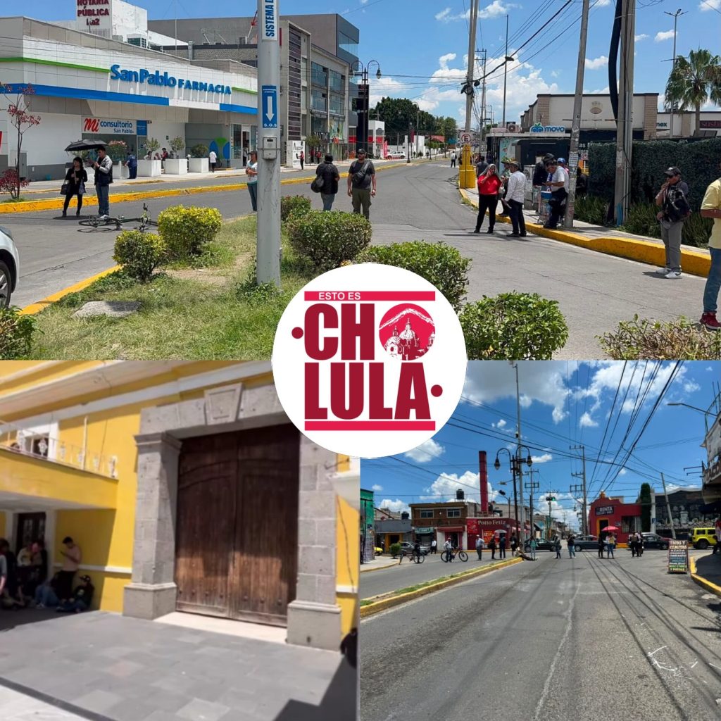 Cierran calle principal de San Andrés Cholula ante omisión y falta de diálogo de gobierno de Cuautle Torres