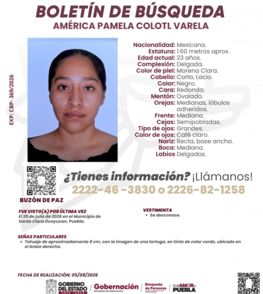 Sigue en calidad de desaparecida América Pamela; presuntamente no hay avances en su búsqueda