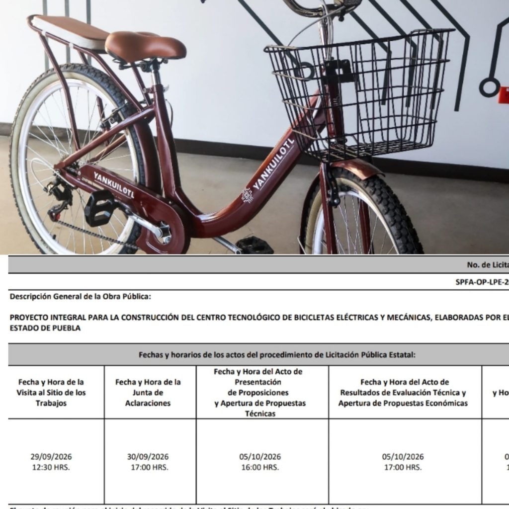 En San Andrés se construirá fábrica de bicicletas mecánicas y eléctricas Yankuilotl; lanzan convocatoria para proyecto ejecutivo
